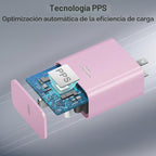 Cargador USB C tipo C cargador de carga rápida 12FT 45W Samsung