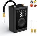 ETENWOLF Bomba de bola P300 Plus, bomba de baloncesto eléctrica para inflar y desinflar, con batería recargable de 3200 mAh, bomba de aire para todas las pelotas deportivas