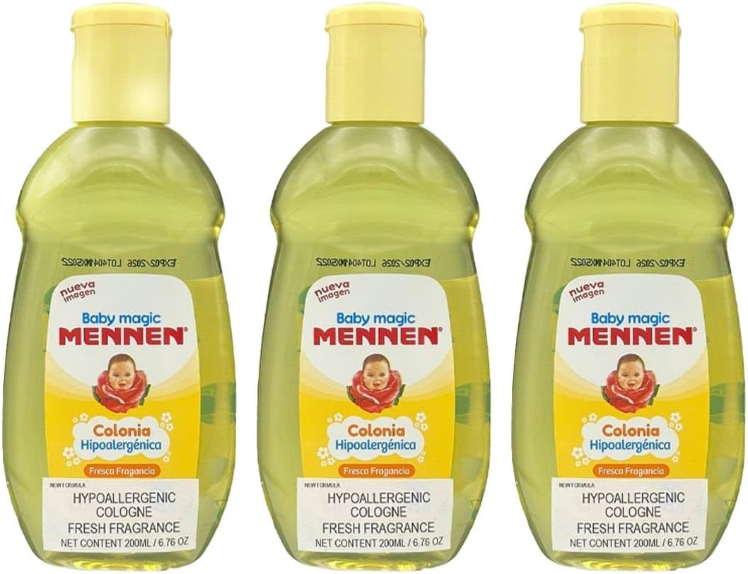 Colonia Mennen Baby Magic - Colonia para bebé Mennen (Paquete de 3...