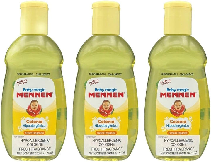 Colonia Mennen Baby Magic - Colonia para bebé Mennen (Paquete de 3...
