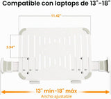 suptek Bandeja de montaje de brazo VESA ajustable para portátil de...