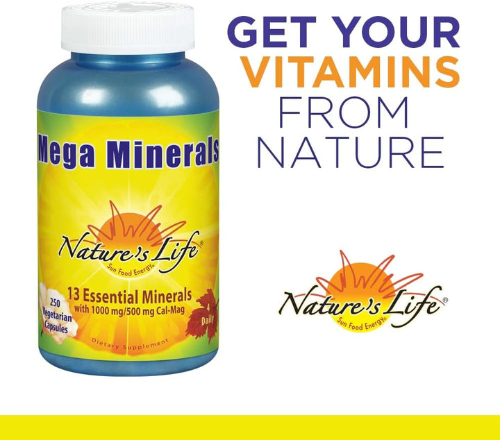 Nature's Life Mega Minerals Complex | Suplemento completo de mi...