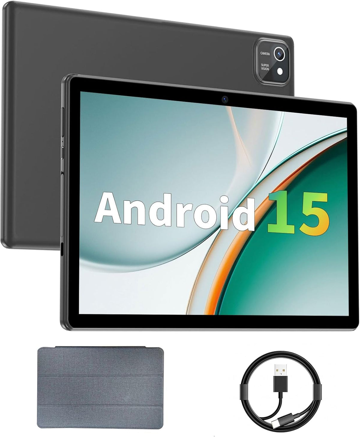 aiprotablet Tableta 10 pulgadas Android 15 Tablets, 12GB RAM 64GB R...