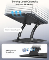 Nulaxy Soporte para portátil totalmente ajustable para escritorio,...