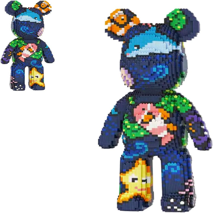VIIOVOIIV Bloques de Construcción Micro de Oso Teddy con