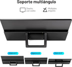 MSCMPOVA Monitor portátil de 15.6 pulgadas 1080P FHD USB-C HDMI Mon...