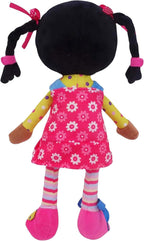 Snuggle Stuffs Sugar Snap - Muñeca de peluche para aprender a vesti...