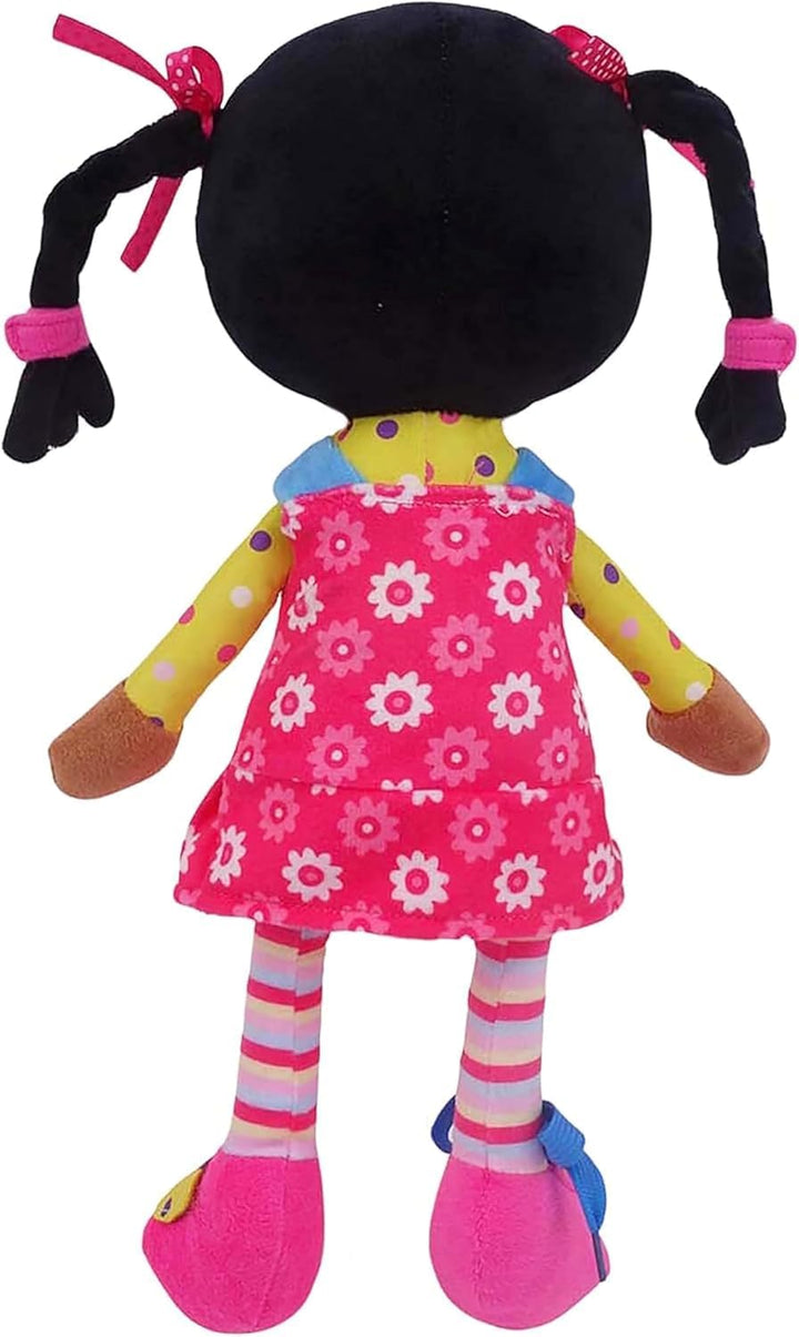 Snuggle Stuffs Sugar Snap - Muñeca de peluche para aprender a vesti...