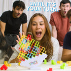 Juego de torre de ataque apilable para niños y adultos, juego de