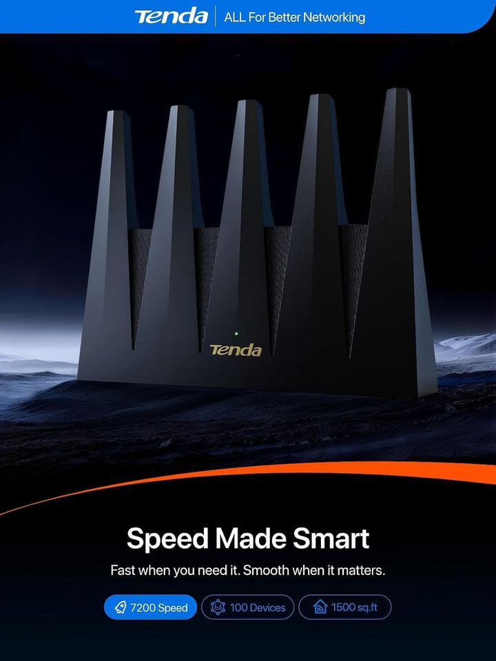 Tenda Enrutador WiFi 7 BE7200 \u2013 Router WiFi de alta velocidad...