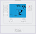 PRO1 T715 Termostato de gas programable multietapa para 2 sistemas de calor/2 fríos, termostato digital de pared para horno de gas para el hogar