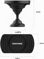 Rokform Cargador de coche inalámbrico magnético, soporte giratorio