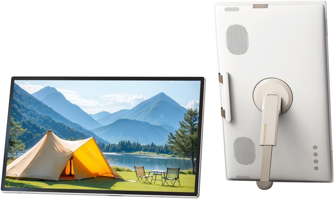 KTC 25 pulgadas MEGAPAD portátil TV tableta, monitor táctil inteligente FHD