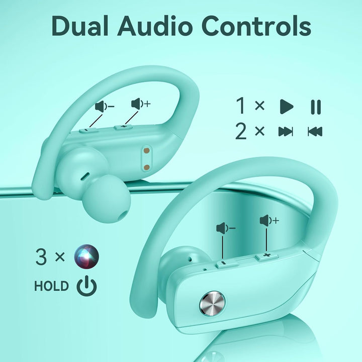 bmani Ear Buds - Auriculares inalámbricos Bluetooth con pantalla LE...