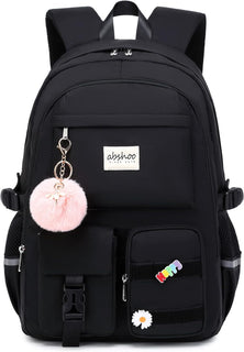 Mochila grande para estudiantes con laptop de abshoo para mujeres u...