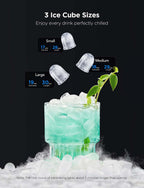 GoveeLife Máquina de hielo inteligente, 9 cubos de hielo en 6 minutos