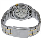 SEIKO 5 Reloj automático de esfera plateada SNKL57 para hombre, Azul, Reloj analógico,Automático de cuerda automática,Reloj automático