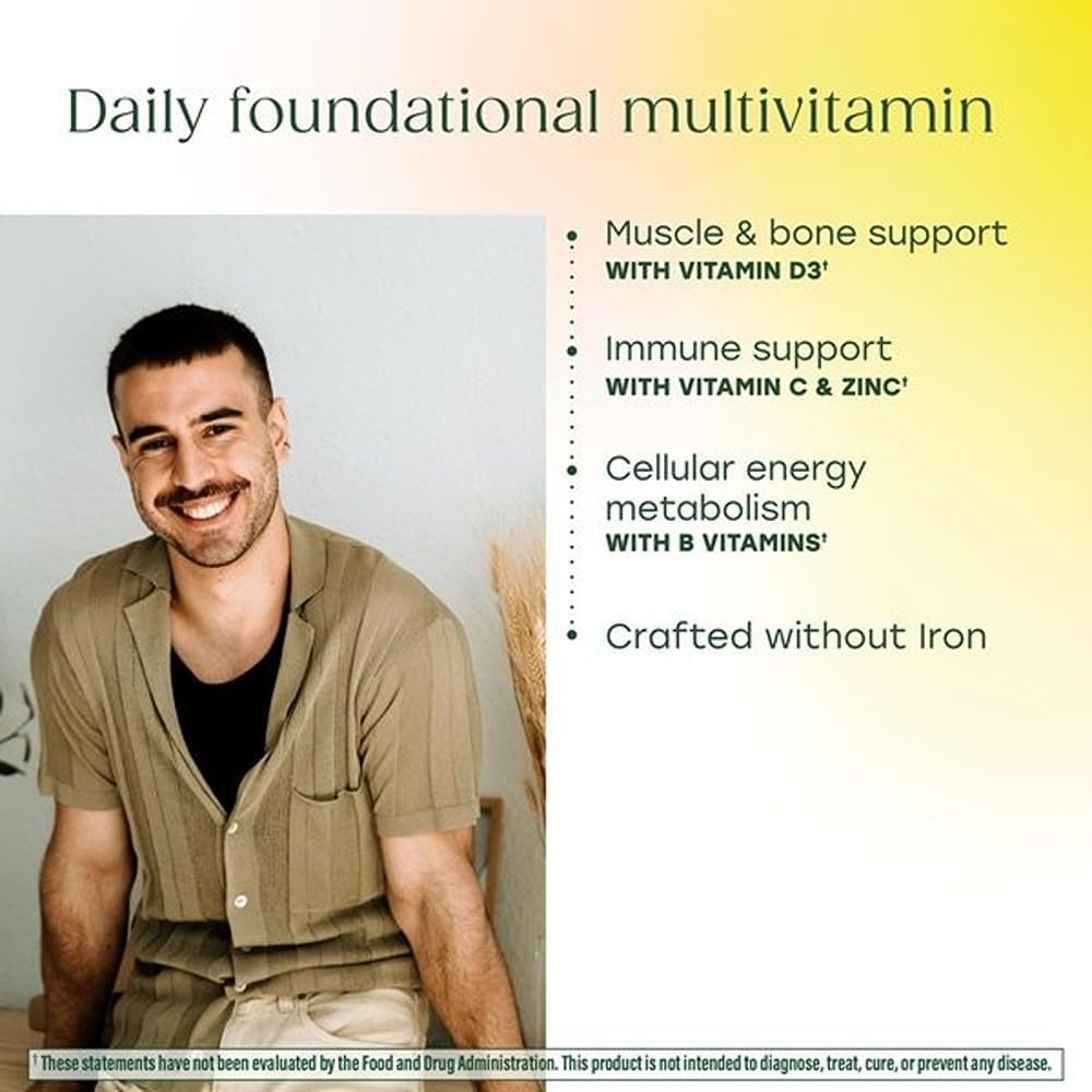 MegaFood One Daily Multivitamínico sin hierro - Multivitamínico par...