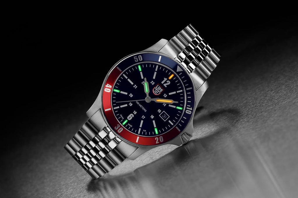 Luminox - Reloj para hombre - Sport Timer Serie 0910 42 mm - Reloj deportivo para hombre - Cuarzo suizo - Resistente al agua 100M - Cristal de zafiro antirreflejo - Caja de acero inoxidable