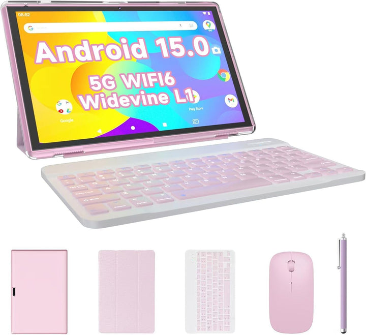 ATOZEE Tablet 2 en 1 Android 14 Tabletas con teclado de 10 pulgadas...