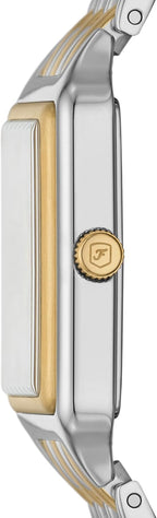 Fossil Raquel - Reloj de cuarzo y acero inoxidable para mujer, con tres manecillas