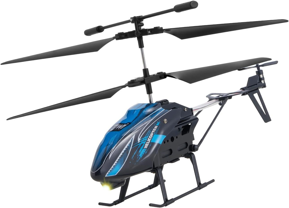 Helicóptero RC VEVOR, helicóptero de control remoto de 2.4GHz, avión RC de 3.5 canales para niños, 16 minutos de tiempo de vuelo, mantenimiento de altitud, despegue/aterrizaje de una tecla y luces LED