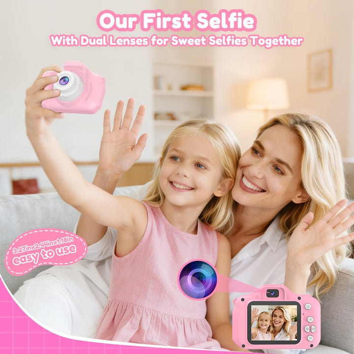 PROGRACE - Cámara digital para niños, 40MP FHD 1080P, cámara para n...
