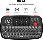 Rii i4 Mini Teclado Bluetooth con Touchpad Teclado