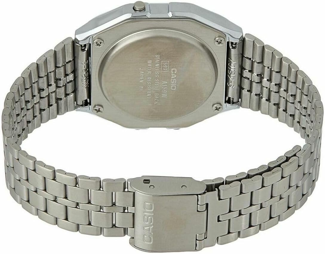 Casio Reloj de pulsera digital clásico A159W-N1DF, Digital