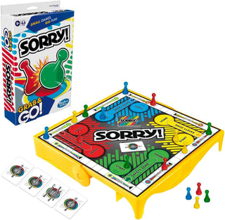 Hasbro Gaming Lo sentimos Juego de mesa de viaje Grab and Go