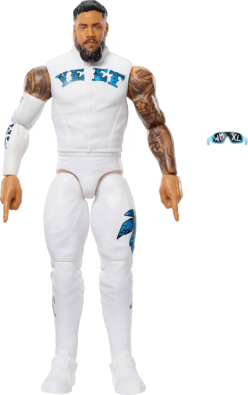 Mattel WWE Jey USO Figura de acción Main Event Series #161