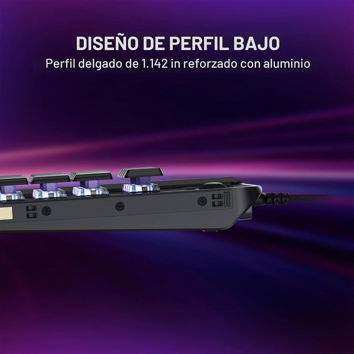 Turtle Beach Command Series KP7 - Teclado para juegos - Diseño prog...