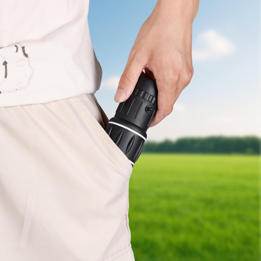 Telescopio monocular de 12 x 50 enfoque ajustable y diseño