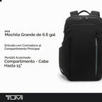 TUMI Axis Mochila grande de 25 litros, se adapta a portátiles de hasta 15