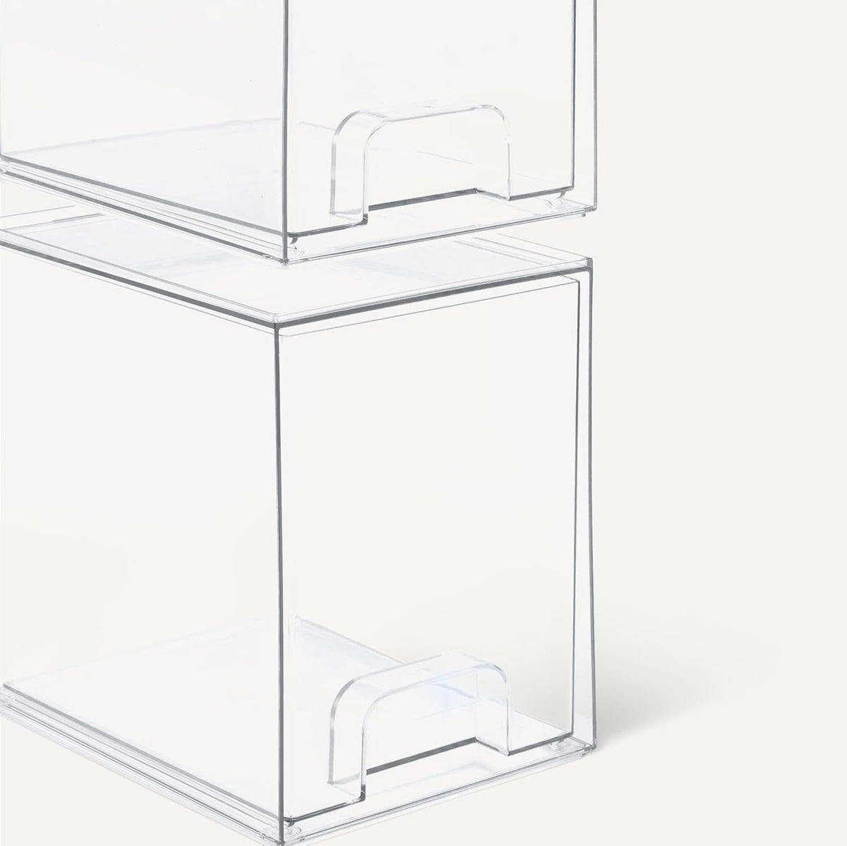 Amazon Basics Cajones organizadores de maquillaje apilables de plás...