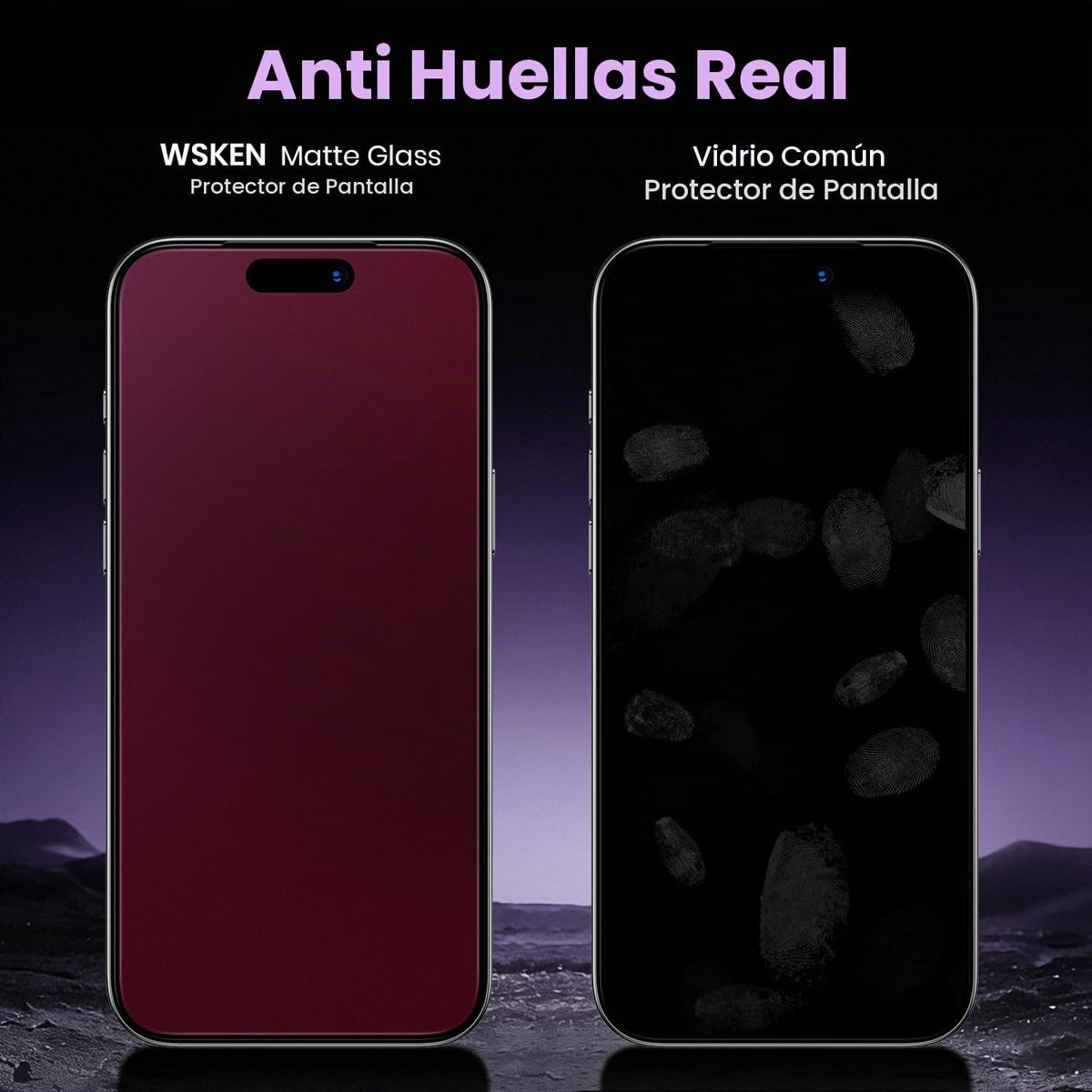 WSKEN Protector de pantalla de privacidad mate para iPhone 18 Pro Max