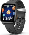Reloj inteligente, reloj de 1.83 pulgadas para niños, frecuencia cardíaca, monitor de sueño, podómetro, reloj despertador, linterna