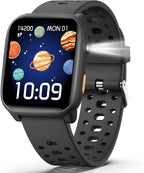 Reloj inteligente, reloj de 1.83 pulgadas para niños, frecuencia cardíaca, monitor de sueño, podómetro, reloj despertador, linterna
