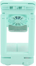 Sorandy Sorandyuqpazfx71c-13 - Radiador de teléfono celular con ventilador de refrigeración, soporte de teléfono de escritorio con luz RGB, compatible con Android, todos los teléfonos móviles (verde),