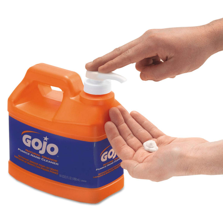 GOJO 095804 NATURAL ORANGE Piedra pómez limpiador de manos, cítrico...