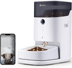 Alimentador automático para gatos, dispensador de tazón de comida para