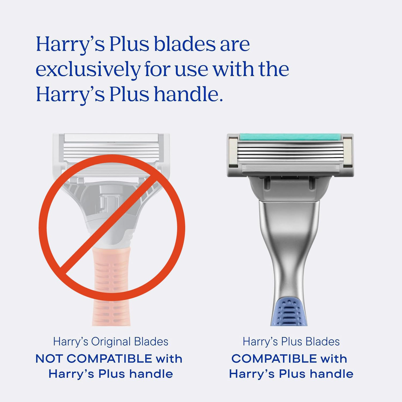 Harry's Kit de afeitado Plus para hombres, mango premium, 5 car...