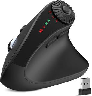 SABLUTE MAM51 Ratón ergonómico inalámbrico con rueda de desplazamie...