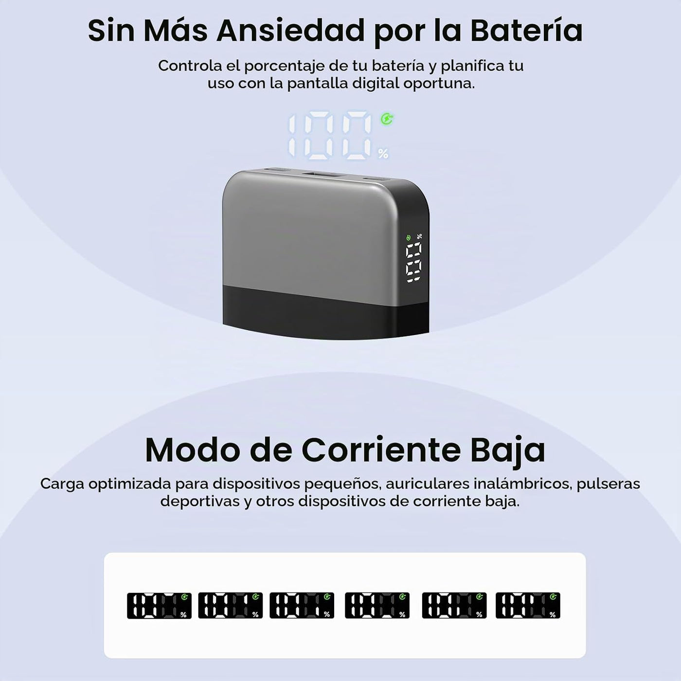 NOBIS Cargador portátil de banco de energía 35W 10000mAh | Batería...