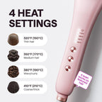 Wavytalk Blown Away onic Secador de pelo rosa, cepillo alisador de pelo Steamline Pro