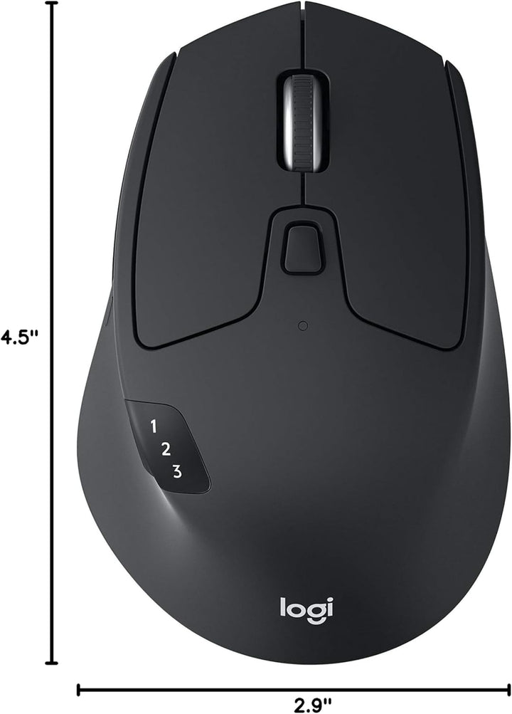 Logitech M720 (910-004790) Triathalon Mouse inalámbrico para múltip...