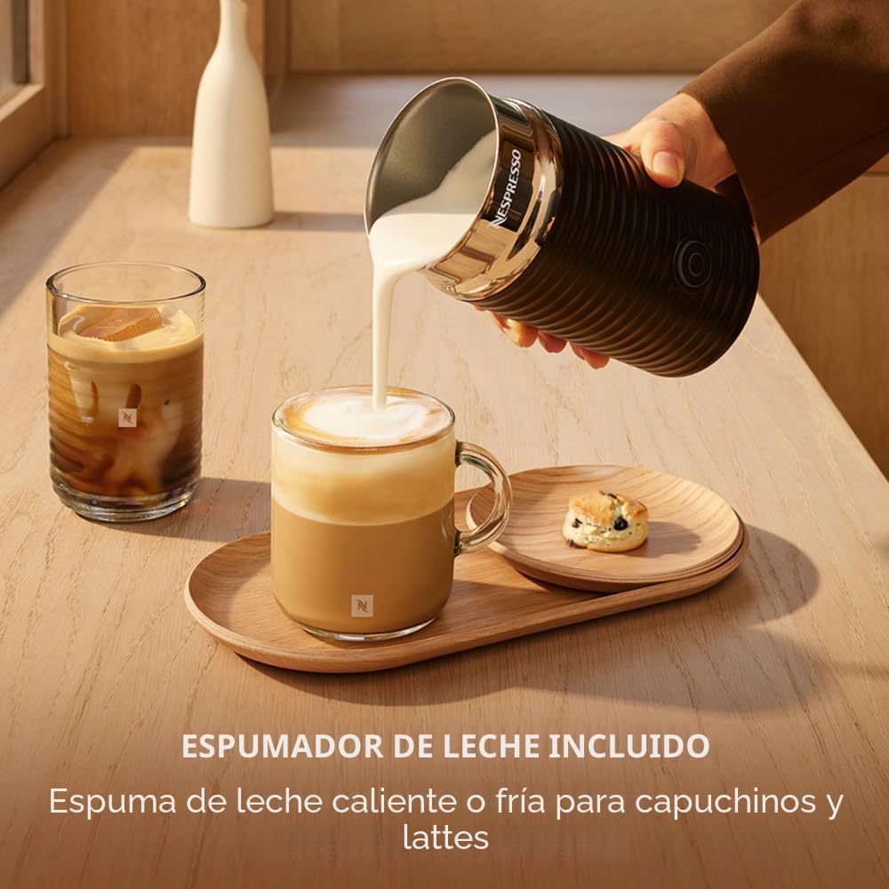 Nespresso Vertuo Next Coffee Machine con Milk Frother, blanco