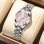 OLEVS Reloj de moda impermeable de lujo para mujer