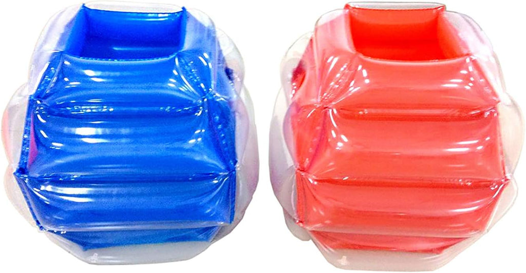 BANZAI: Bump N' Bounce Body Bumpers, Game de Bumping & Bopping, 2 Bumpers Included en Red & Blue, Fun & Safe Cushion Inflatable Surface, para Ages 4 y up