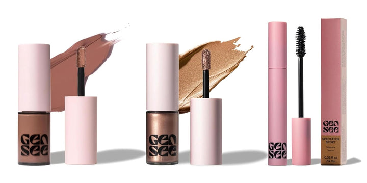 Gen See Matte &amp; Metallic Eyeshadow Bundle with Mascara \u2013 S...
